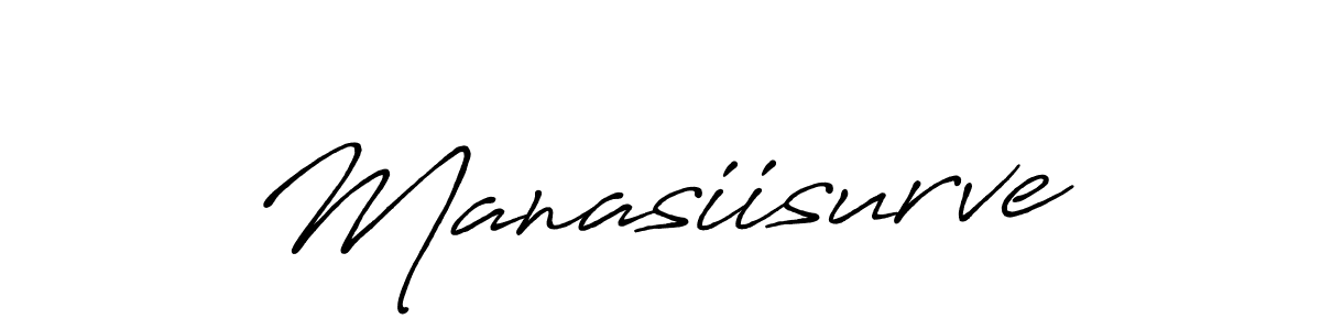 The best way (Antro_Vectra_Bolder) to make a short signature is to pick only two or three words in your name. The name Manasiisurve include a total of six letters. For converting this name. Manasiisurve signature style 7 images and pictures png