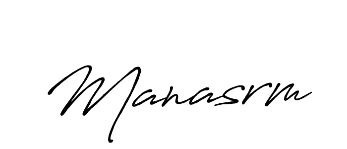 It looks lik you need a new signature style for name Manasrm. Design unique handwritten (Antro_Vectra_Bolder) signature with our free signature maker in just a few clicks. Manasrm signature style 7 images and pictures png