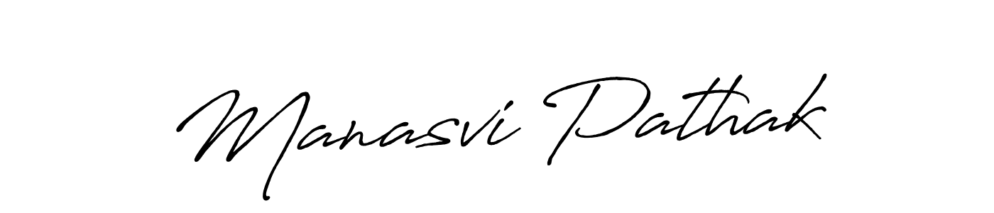 Manasvi Pathak stylish signature style. Best Handwritten Sign (Antro_Vectra_Bolder) for my name. Handwritten Signature Collection Ideas for my name Manasvi Pathak. Manasvi Pathak signature style 7 images and pictures png