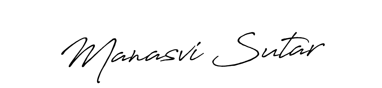 Make a beautiful signature design for name Manasvi Sutar. Use this online signature maker to create a handwritten signature for free. Manasvi Sutar signature style 7 images and pictures png