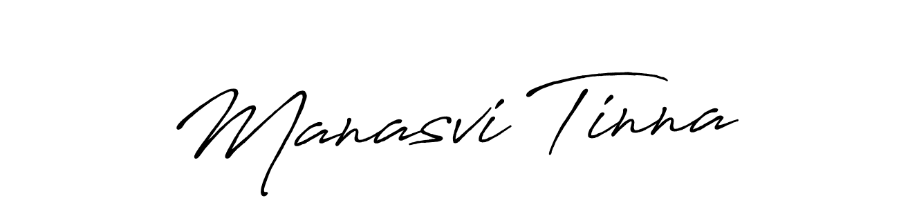 You can use this online signature creator to create a handwritten signature for the name Manasvi Tinna. This is the best online autograph maker. Manasvi Tinna signature style 7 images and pictures png