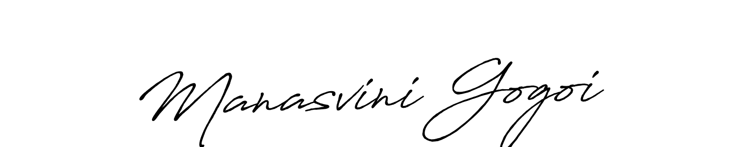 How to make Manasvini Gogoi signature? Antro_Vectra_Bolder is a professional autograph style. Create handwritten signature for Manasvini Gogoi name. Manasvini Gogoi signature style 7 images and pictures png
