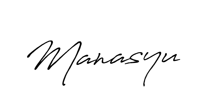 It looks lik you need a new signature style for name Manasyu. Design unique handwritten (Antro_Vectra_Bolder) signature with our free signature maker in just a few clicks. Manasyu signature style 7 images and pictures png