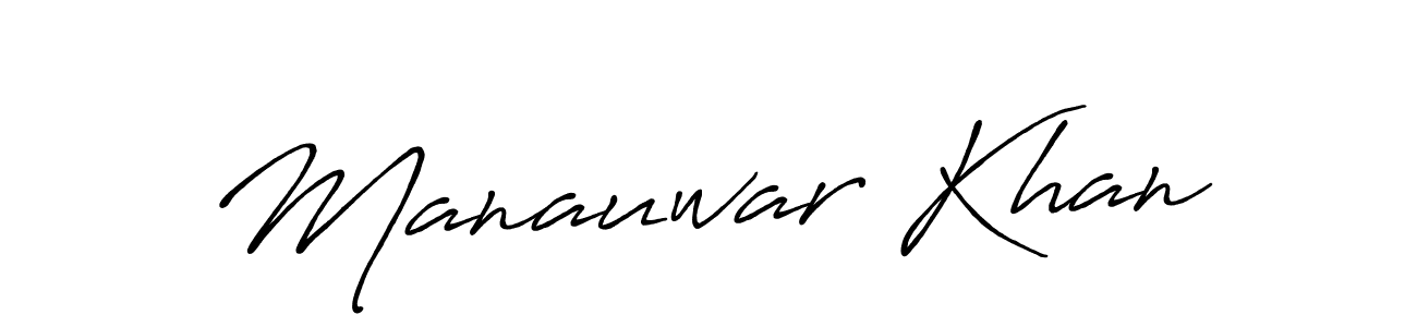 Make a beautiful signature design for name Manauwar Khan. Use this online signature maker to create a handwritten signature for free. Manauwar Khan signature style 7 images and pictures png