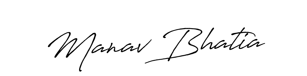 Also we have Manav Bhatia name is the best signature style. Create professional handwritten signature collection using Antro_Vectra_Bolder autograph style. Manav Bhatia signature style 7 images and pictures png