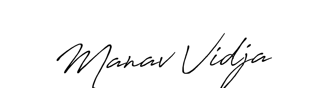 Here are the top 10 professional signature styles for the name Manav Vidja. These are the best autograph styles you can use for your name. Manav Vidja signature style 7 images and pictures png