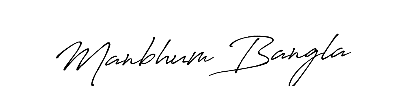 Make a beautiful signature design for name Manbhum Bangla. Use this online signature maker to create a handwritten signature for free. Manbhum Bangla signature style 7 images and pictures png