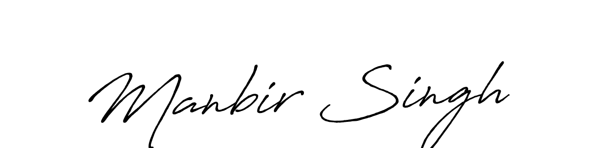 Antro_Vectra_Bolder is a professional signature style that is perfect for those who want to add a touch of class to their signature. It is also a great choice for those who want to make their signature more unique. Get Manbir Singh name to fancy signature for free. Manbir Singh signature style 7 images and pictures png