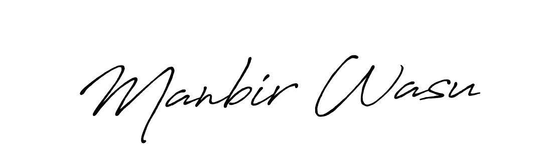 Make a short Manbir Wasu signature style. Manage your documents anywhere anytime using Antro_Vectra_Bolder. Create and add eSignatures, submit forms, share and send files easily. Manbir Wasu signature style 7 images and pictures png