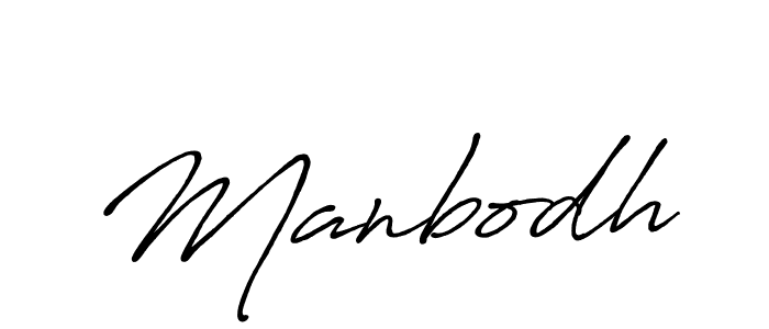 Also You can easily find your signature by using the search form. We will create Manbodh name handwritten signature images for you free of cost using Antro_Vectra_Bolder sign style. Manbodh signature style 7 images and pictures png