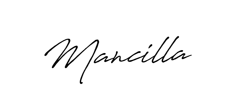 Antro_Vectra_Bolder is a professional signature style that is perfect for those who want to add a touch of class to their signature. It is also a great choice for those who want to make their signature more unique. Get Mancilla name to fancy signature for free. Mancilla signature style 7 images and pictures png