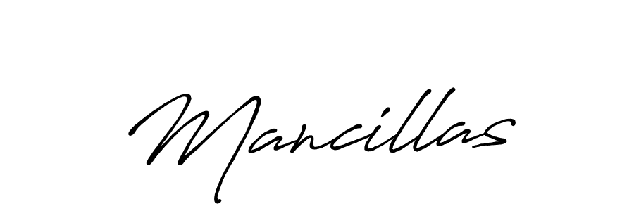It looks lik you need a new signature style for name Mancillas. Design unique handwritten (Antro_Vectra_Bolder) signature with our free signature maker in just a few clicks. Mancillas signature style 7 images and pictures png