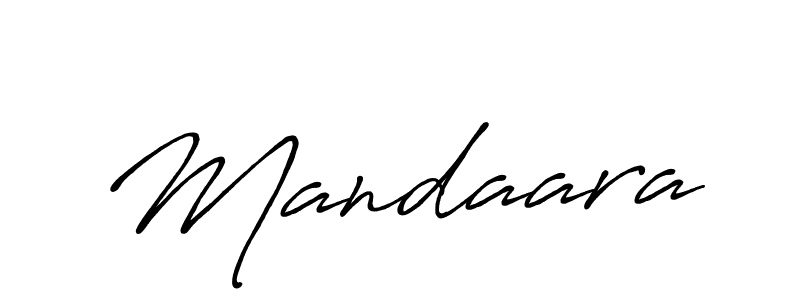 How to make Mandaara name signature. Use Antro_Vectra_Bolder style for creating short signs online. This is the latest handwritten sign. Mandaara signature style 7 images and pictures png
