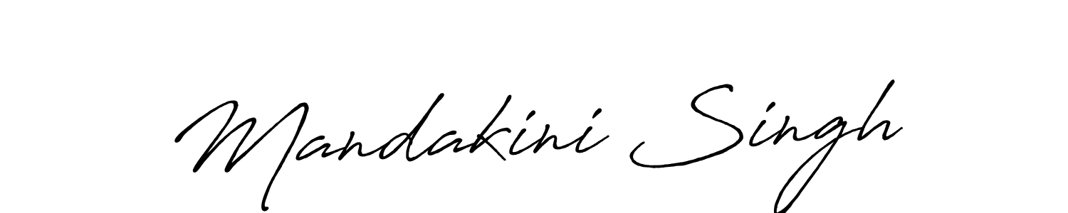 Use a signature maker to create a handwritten signature online. With this signature software, you can design (Antro_Vectra_Bolder) your own signature for name Mandakini Singh. Mandakini Singh signature style 7 images and pictures png