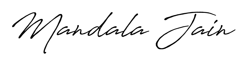Explore multiple handwriting variations for Mandala Jain including this stunning Antro_Vectra_Bolder design. Free to use across all platforms. Mandala Jain signature style 7 images and pictures png