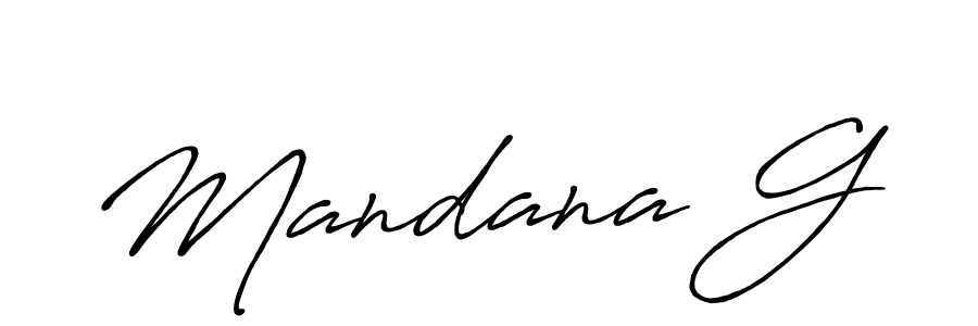 Best and Professional Signature Style for Mandana G. Antro_Vectra_Bolder Best Signature Style Collection. Mandana G signature style 7 images and pictures png