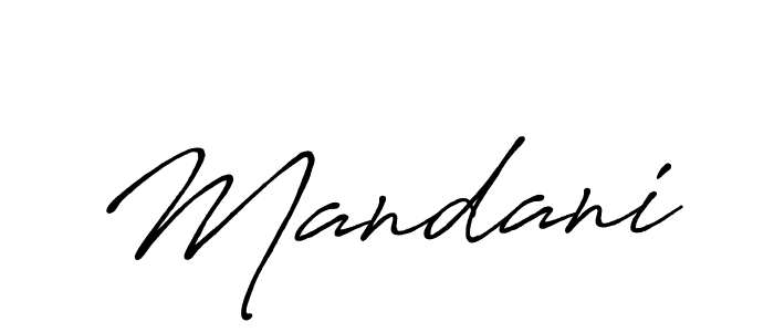 Make a beautiful signature design for name Mandani. Use this online signature maker to create a handwritten signature for free. Mandani signature style 7 images and pictures png