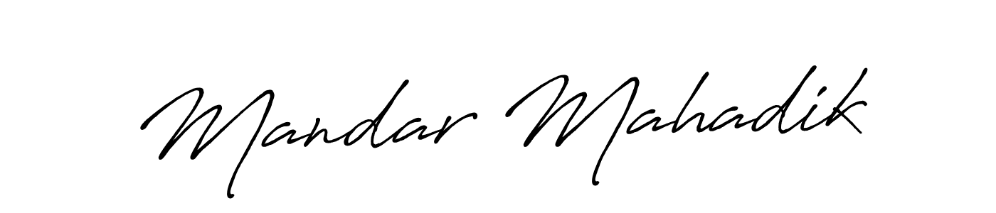 It looks lik you need a new signature style for name Mandar Mahadik. Design unique handwritten (Antro_Vectra_Bolder) signature with our free signature maker in just a few clicks. Mandar Mahadik signature style 7 images and pictures png
