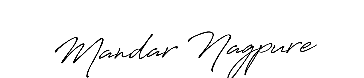 It looks lik you need a new signature style for name Mandar Nagpure. Design unique handwritten (Antro_Vectra_Bolder) signature with our free signature maker in just a few clicks. Mandar Nagpure signature style 7 images and pictures png