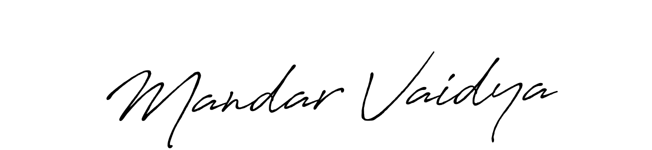 You can use this online signature creator to create a handwritten signature for the name Mandar Vaidya. This is the best online autograph maker. Mandar Vaidya signature style 7 images and pictures png