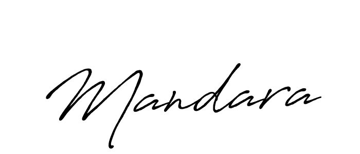 Mandara stylish signature style. Best Handwritten Sign (Antro_Vectra_Bolder) for my name. Handwritten Signature Collection Ideas for my name Mandara. Mandara signature style 7 images and pictures png