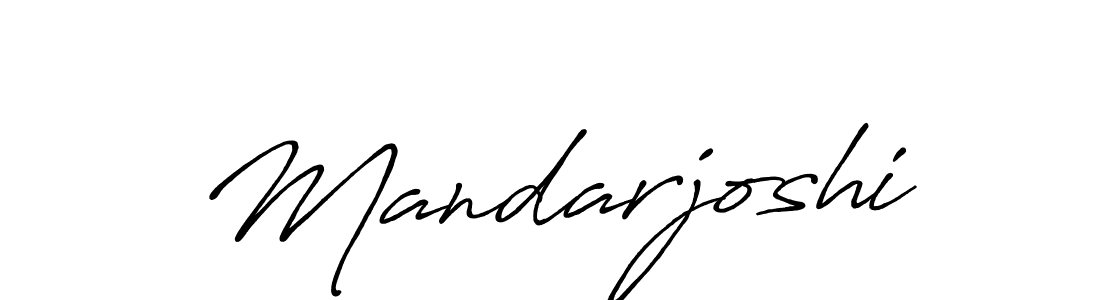 Create a beautiful signature design for name Mandarjoshi. With this signature (Antro_Vectra_Bolder) fonts, you can make a handwritten signature for free. Mandarjoshi signature style 7 images and pictures png