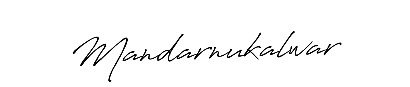 How to make Mandarnukalwar name signature. Use Antro_Vectra_Bolder style for creating short signs online. This is the latest handwritten sign. Mandarnukalwar signature style 7 images and pictures png