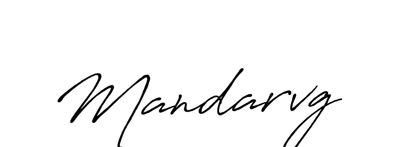 Use a signature maker to create a handwritten signature online. With this signature software, you can design (Antro_Vectra_Bolder) your own signature for name Mandarvg. Mandarvg signature style 7 images and pictures png