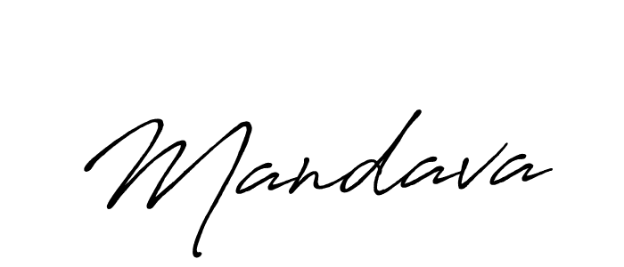 Make a beautiful signature design for name Mandava. With this signature (Antro_Vectra_Bolder) style, you can create a handwritten signature for free. Mandava signature style 7 images and pictures png