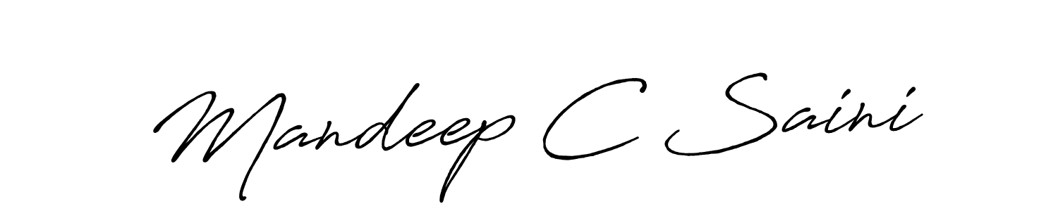 Best and Professional Signature Style for Mandeep C Saini. Antro_Vectra_Bolder Best Signature Style Collection. Mandeep C Saini signature style 7 images and pictures png