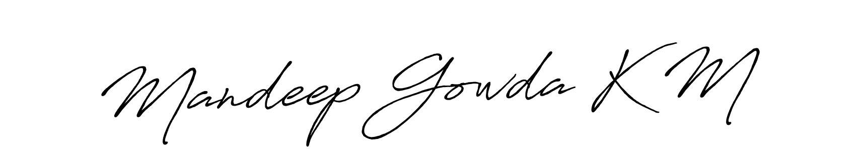 Here are the top 10 professional signature styles for the name Mandeep Gowda K M. These are the best autograph styles you can use for your name. Mandeep Gowda K M signature style 7 images and pictures png