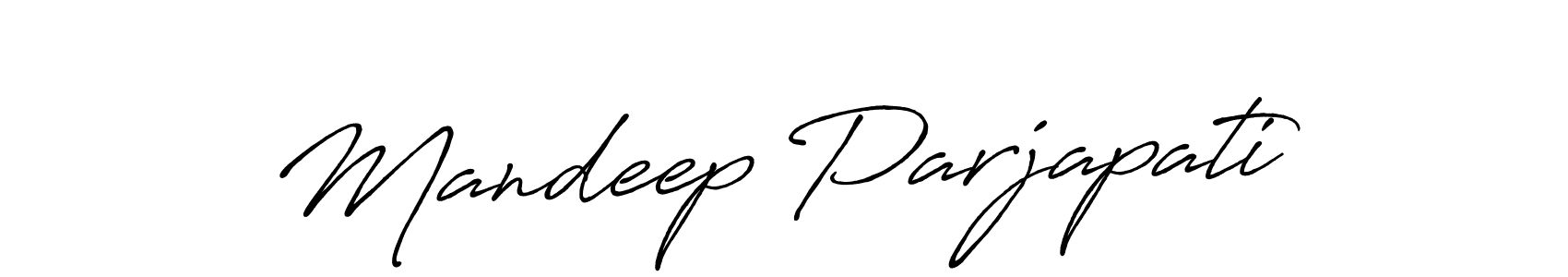 Also You can easily find your signature by using the search form. We will create Mandeep Parjapati name handwritten signature images for you free of cost using Antro_Vectra_Bolder sign style. Mandeep Parjapati signature style 7 images and pictures png