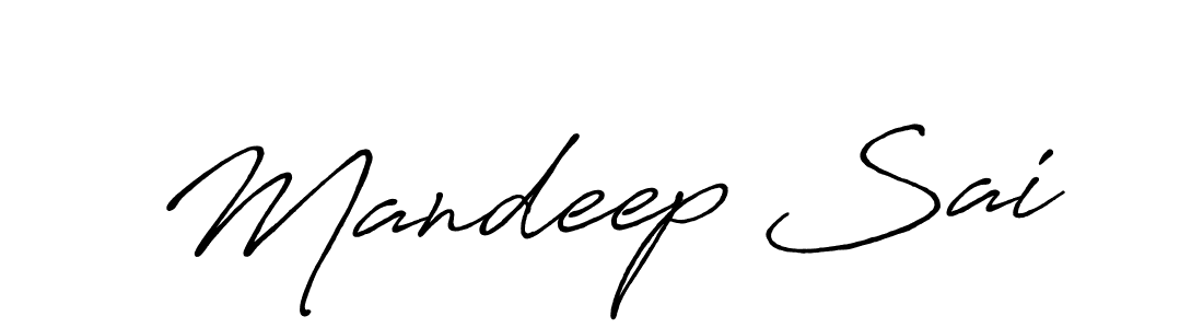 Also You can easily find your signature by using the search form. We will create Mandeep Sai name handwritten signature images for you free of cost using Antro_Vectra_Bolder sign style. Mandeep Sai signature style 7 images and pictures png