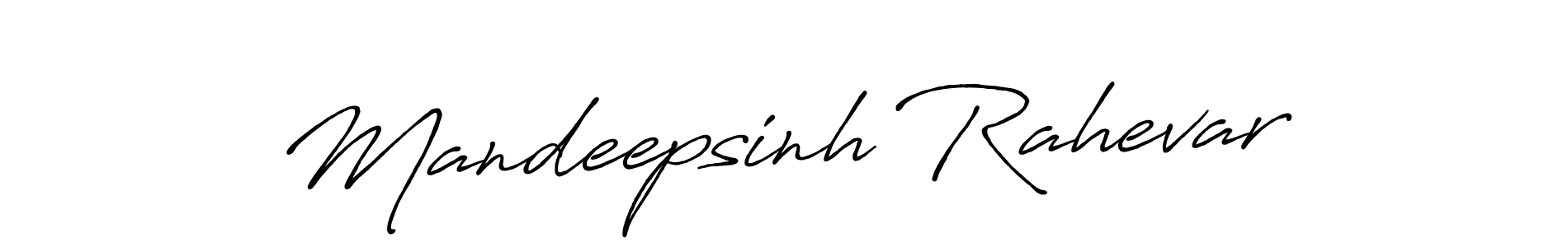 Make a short Mandeepsinh Rahevar signature style. Manage your documents anywhere anytime using Antro_Vectra_Bolder. Create and add eSignatures, submit forms, share and send files easily. Mandeepsinh Rahevar signature style 7 images and pictures png