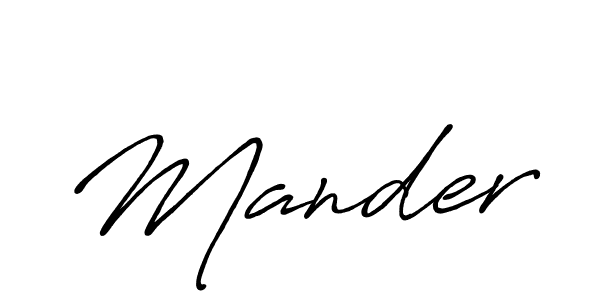 Best and Professional Signature Style for Mander. Antro_Vectra_Bolder Best Signature Style Collection. Mander signature style 7 images and pictures png