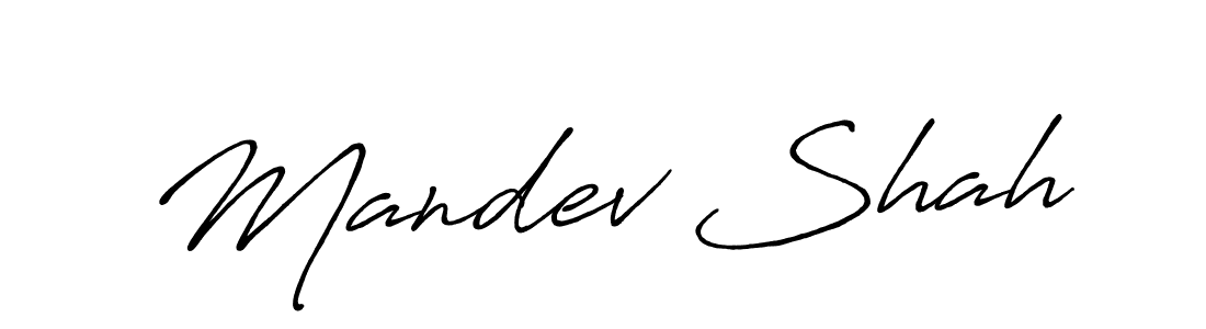 Once you've used our free online signature maker to create your best signature Antro_Vectra_Bolder style, it's time to enjoy all of the benefits that Mandev Shah name signing documents. Mandev Shah signature style 7 images and pictures png