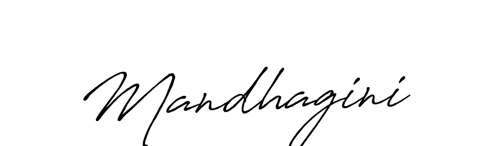 You should practise on your own different ways (Antro_Vectra_Bolder) to write your name (Mandhagini) in signature. don't let someone else do it for you. Mandhagini signature style 7 images and pictures png