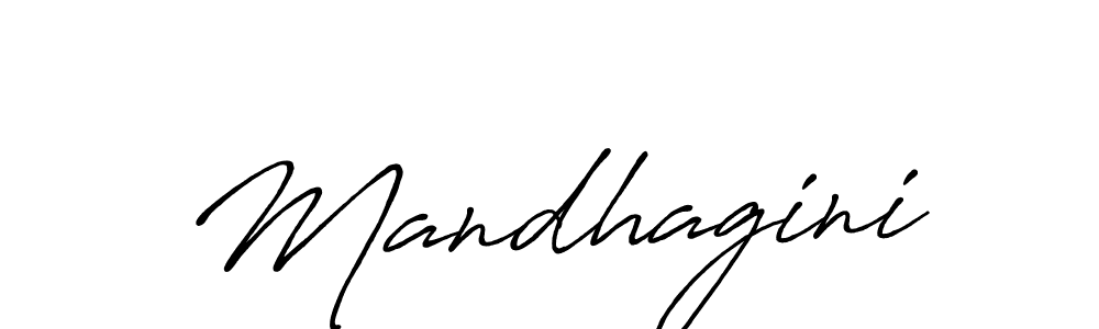 You should practise on your own different ways (Antro_Vectra_Bolder) to write your name (Mandhagini) in signature. don't let someone else do it for you. Mandhagini signature style 7 images and pictures png