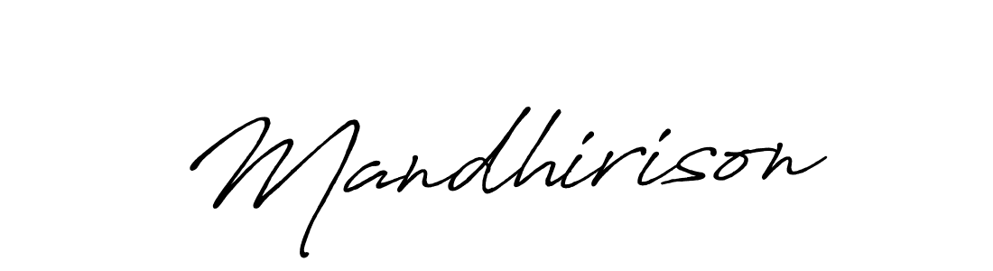Antro_Vectra_Bolder is a professional signature style that is perfect for those who want to add a touch of class to their signature. It is also a great choice for those who want to make their signature more unique. Get Mandhirison name to fancy signature for free. Mandhirison signature style 7 images and pictures png