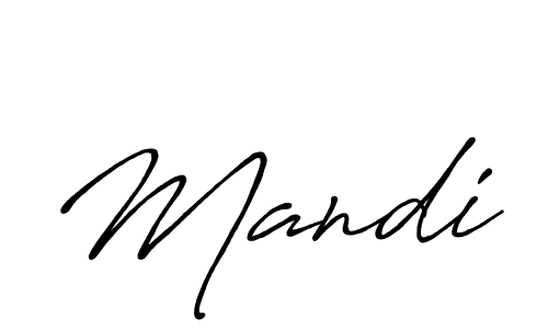 How to make Mandi name signature. Use Antro_Vectra_Bolder style for creating short signs online. This is the latest handwritten sign. Mandi signature style 7 images and pictures png