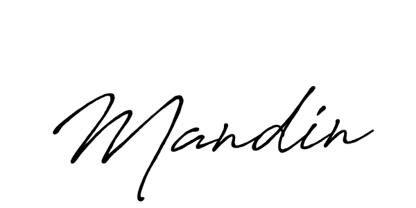 How to make Mandin name signature. Use Antro_Vectra_Bolder style for creating short signs online. This is the latest handwritten sign. Mandin signature style 7 images and pictures png