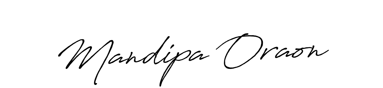 Make a beautiful signature design for name Mandipa Oraon. With this signature (Antro_Vectra_Bolder) style, you can create a handwritten signature for free. Mandipa Oraon signature style 7 images and pictures png