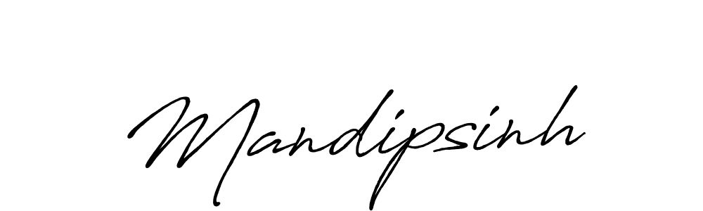 Also we have Mandipsinh name is the best signature style. Create professional handwritten signature collection using Antro_Vectra_Bolder autograph style. Mandipsinh signature style 7 images and pictures png