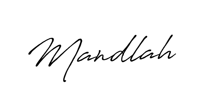 Mandlah stylish signature style. Best Handwritten Sign (Antro_Vectra_Bolder) for my name. Handwritten Signature Collection Ideas for my name Mandlah. Mandlah signature style 7 images and pictures png