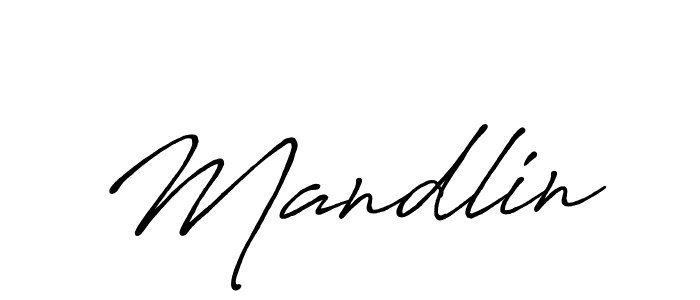 Mandlin stylish signature style. Best Handwritten Sign (Antro_Vectra_Bolder) for my name. Handwritten Signature Collection Ideas for my name Mandlin. Mandlin signature style 7 images and pictures png