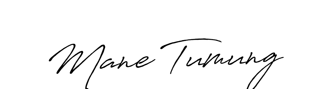Mane Tumung stylish signature style. Best Handwritten Sign (Antro_Vectra_Bolder) for my name. Handwritten Signature Collection Ideas for my name Mane Tumung. Mane Tumung signature style 7 images and pictures png