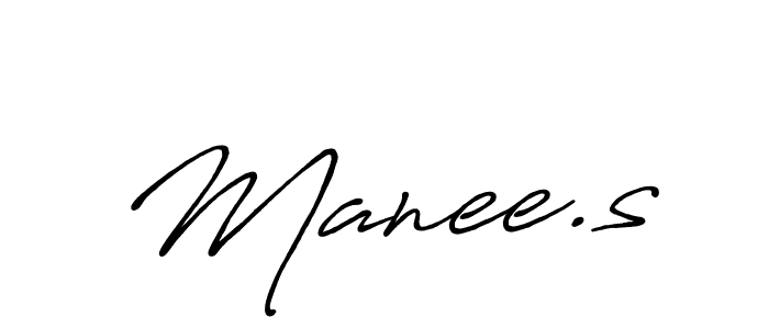 How to make Manee.s signature? Antro_Vectra_Bolder is a professional autograph style. Create handwritten signature for Manee.s name. Manee.s signature style 7 images and pictures png