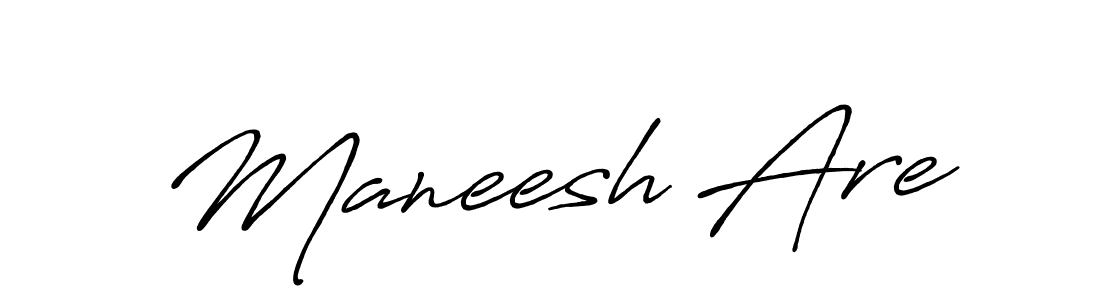 Design your own signature with our free online signature maker. With this signature software, you can create a handwritten (Antro_Vectra_Bolder) signature for name Maneesh Are. Maneesh Are signature style 7 images and pictures png