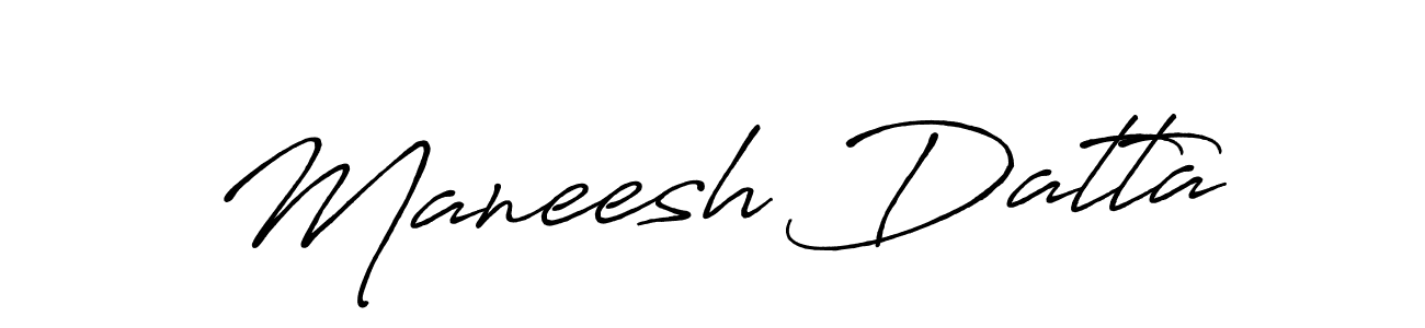You should practise on your own different ways (Antro_Vectra_Bolder) to write your name (Maneesh Datta) in signature. don't let someone else do it for you. Maneesh Datta signature style 7 images and pictures png