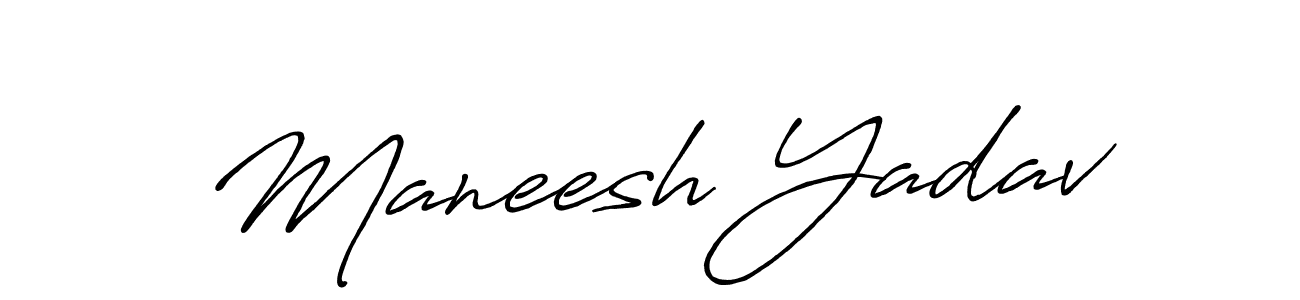 Here are the top 10 professional signature styles for the name Maneesh Yadav. These are the best autograph styles you can use for your name. Maneesh Yadav signature style 7 images and pictures png